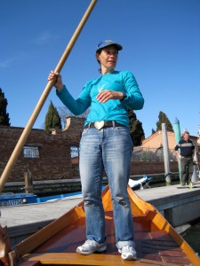 Jane, our rowing teacher