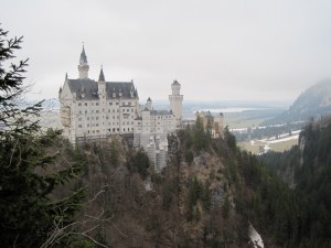 View of Neuschwanstein from Mary's Bridge